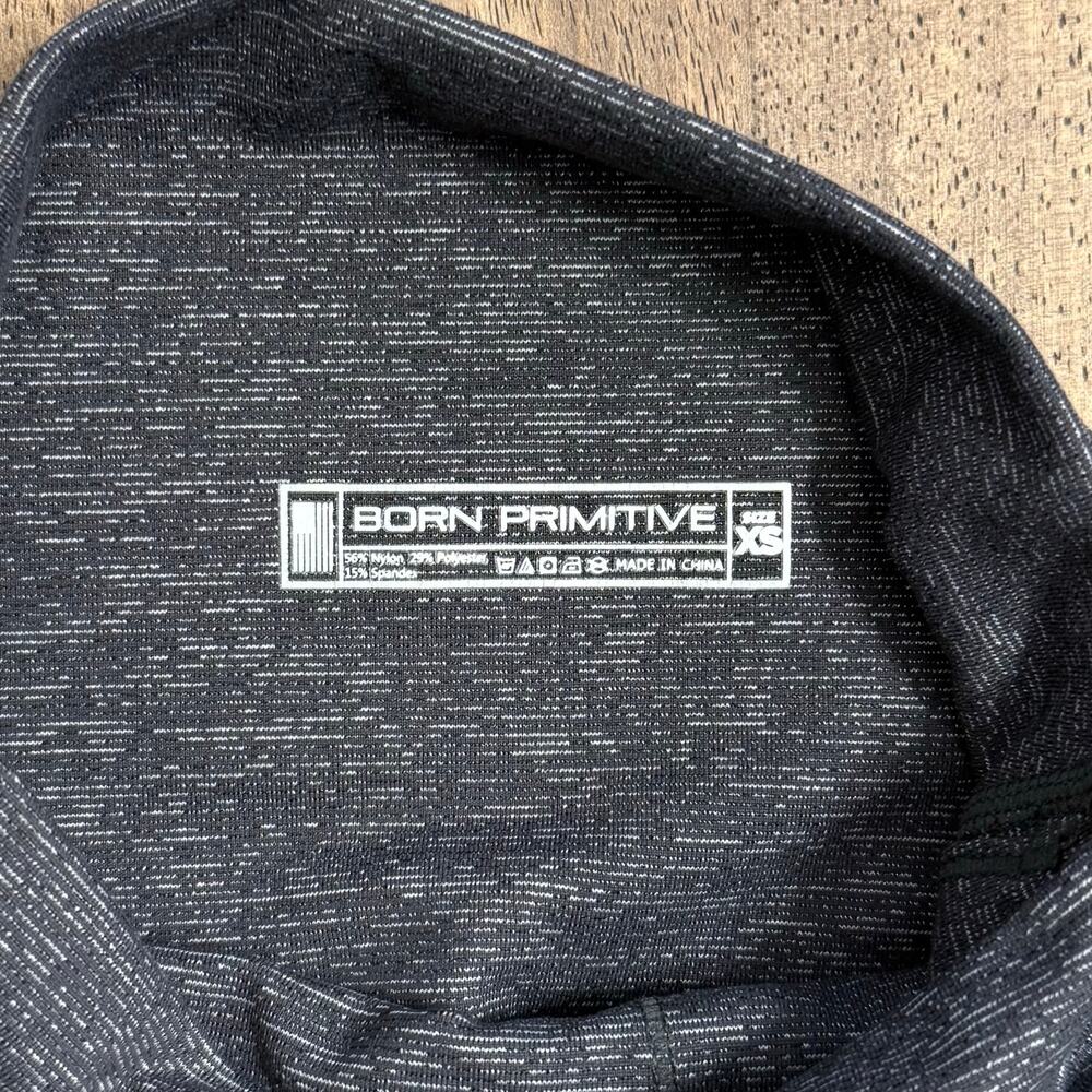 Born Primitive Your Go To Legging 2.0 CrossFit Micro Stripe Dark Gray Women’s XS - Picture 4 of 9
